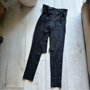 LPA Black Tie Waist High Rise Pants // Size Small